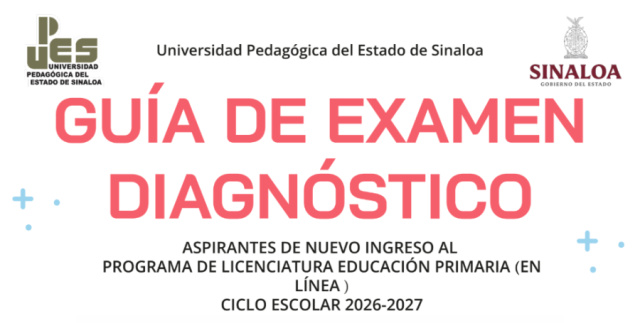 Guía de examen de diagnóstico Nuevo Ingreso 2026-2027 LINI