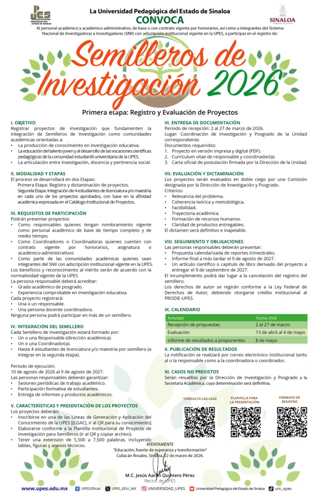 SEMILLEROS DE INVESTIGACIÓN 2026