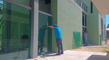 AVANZA LA CONSTRUCCIÓN DEL AUDITORIO EN LA UNIDAD LOS MOCHIS