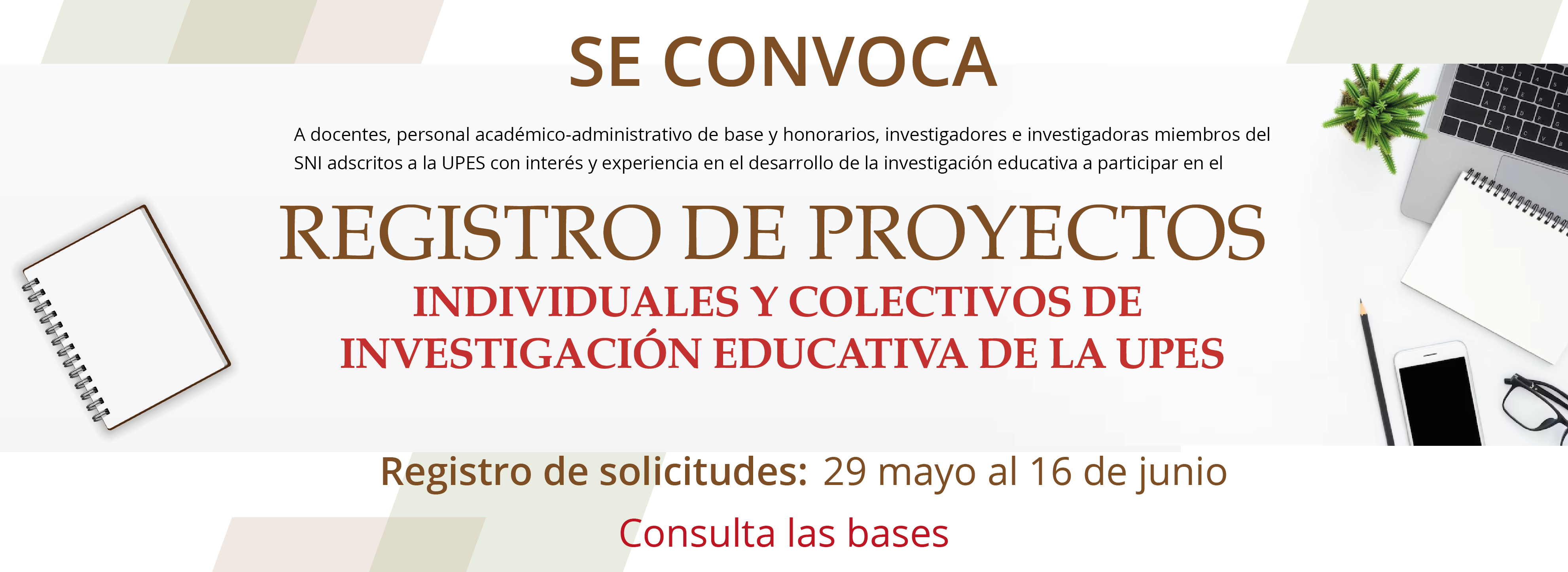 Convocatoria_Registro_de_proyectos_individuales_y_colectivos_de_investigacion_educativa_mayo_2023_Banner_Web