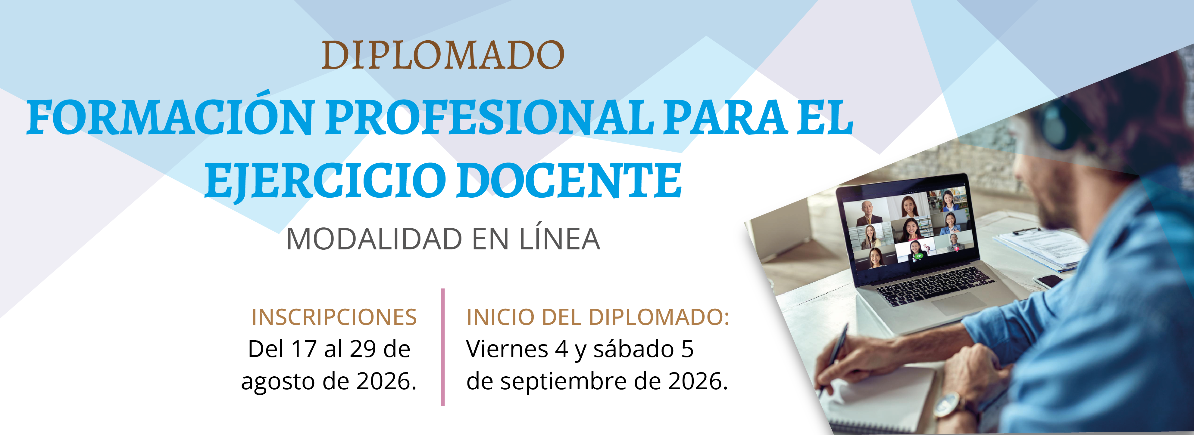 DIPLOMADO_FORMACION_PROFESIONAL_docente_Convocatoria_JULIO_2026_Banner_Web