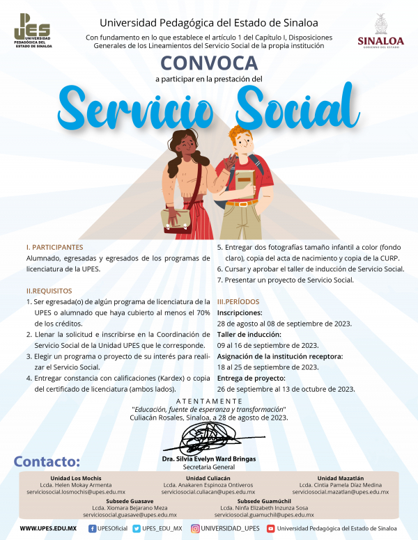 Convocatoria Servicio Social