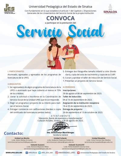 Convocatoria Servicio Social