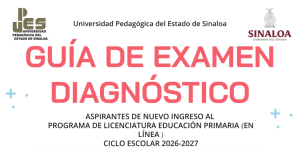 Gu&iacute;a de examen de diagn&oacute;stico Nuevo Ingreso 2026-2027 LINI