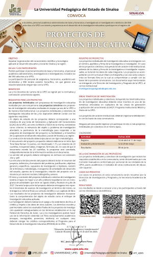 Convocatoria Registro de proyectos individuales y colectivos de investigación educativa 2026