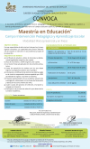 Convocatoria Maestr&iacute;a en Educaci&oacute;n