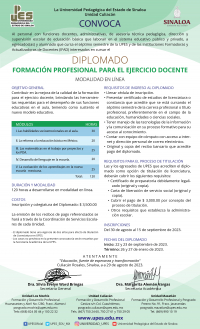 Diplomado Formación Profesional para el Ejercicio Docente