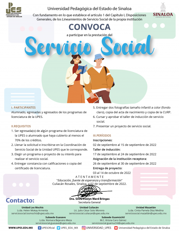 Presentaci&oacute;n del Servicio Social