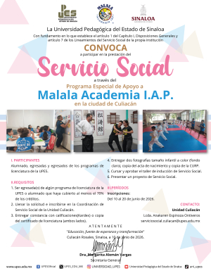convocatoria Servicio Social junio Malala Academia 2026
